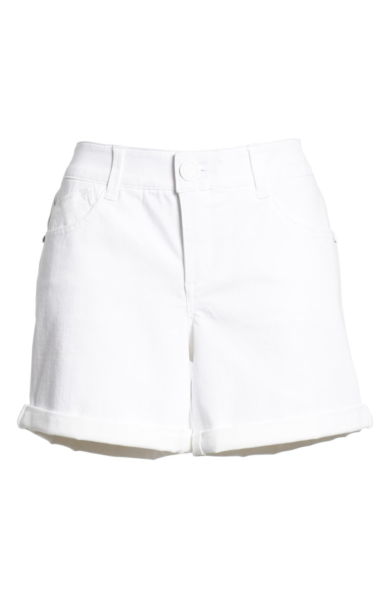 Ab-Solution Cuffed White Shorts | Nordstrom