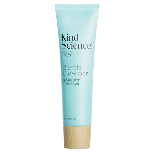 Kind Science Gentle Face Cleanser - Face Wash for Women & Makeup Remover with Vitamin C - Facial Cleanser for Dry Skin - Paraben, Dye & Fragrance Free, Cruelty Free, 4.5 fl oz | Amazon (US)