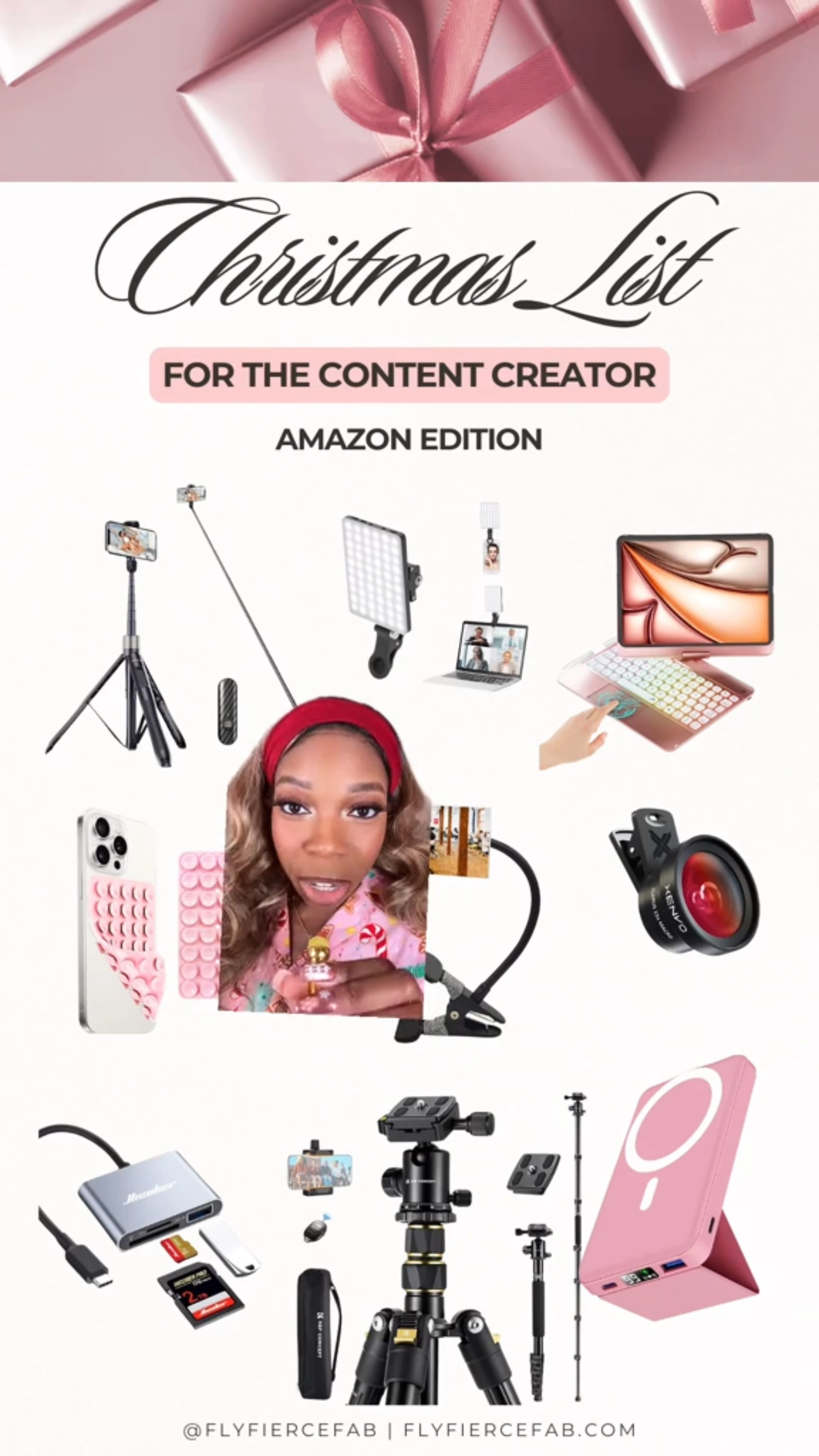 Last minute Christmas gift ideas for the content creator in your life (Amazon edition) 🎅🏾🎁✨ 

These are some of the things I use to help me create better content using my phone and camera.

I also tagged a light similar to the one I got on TikTok shop 💡✨

#LTKHoliday #LTKGiftGuide