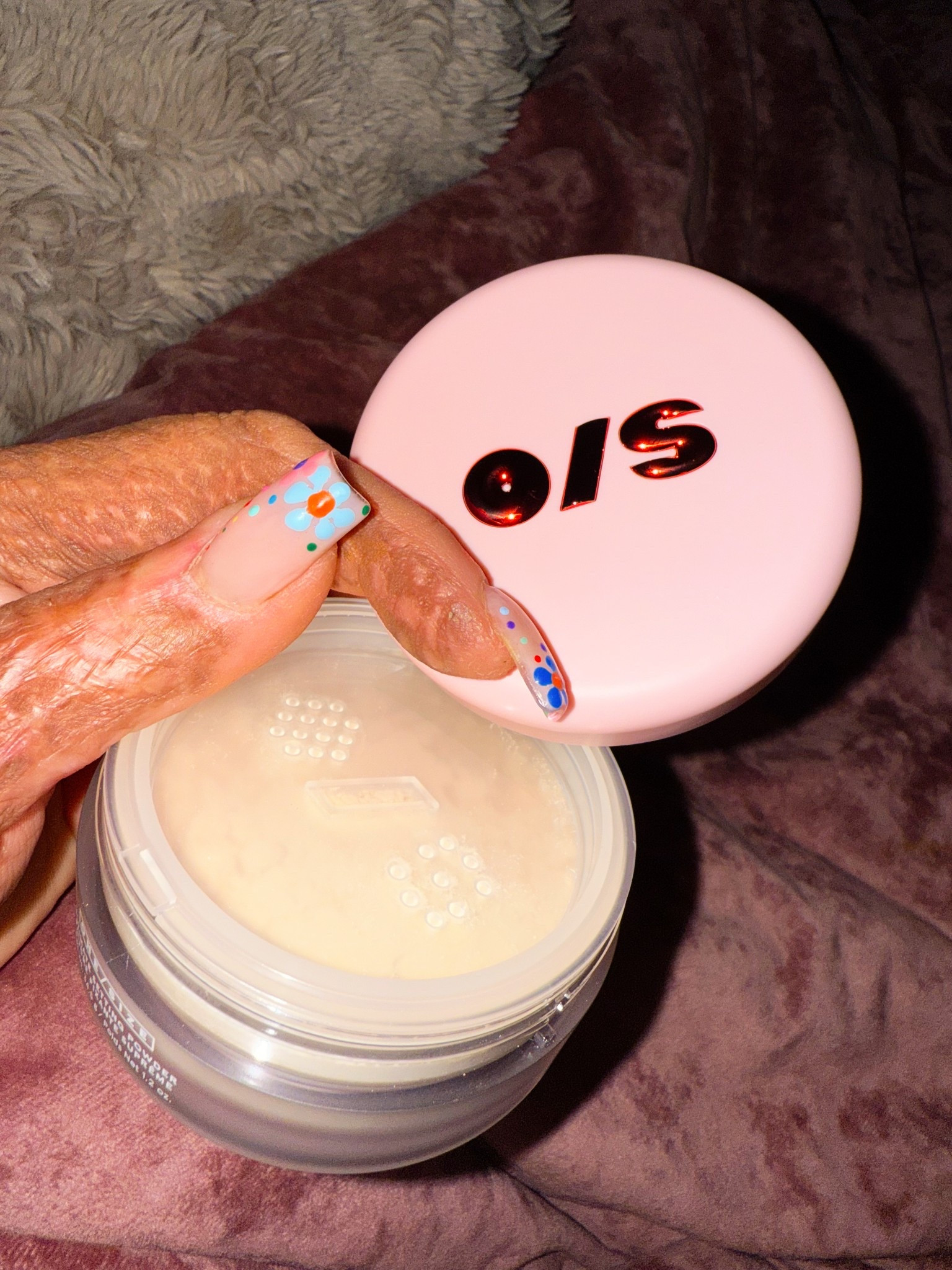 I’ve been trying a lot of setting powders lately, but One Size Ultimate Blurring Setting Powder is still the finest, most blurring and the best!

There is a difference between setting powder and finishing powder. I use this to set my under eyes and brighten underneath my cheekbones and on my forehead. 

Finishing powder, like Laura Mercier pressed powder is loaded into a big fluffy brush and dusted all over your face for a smooth luminous finish.

#LTKOver40 #LTKBeauty