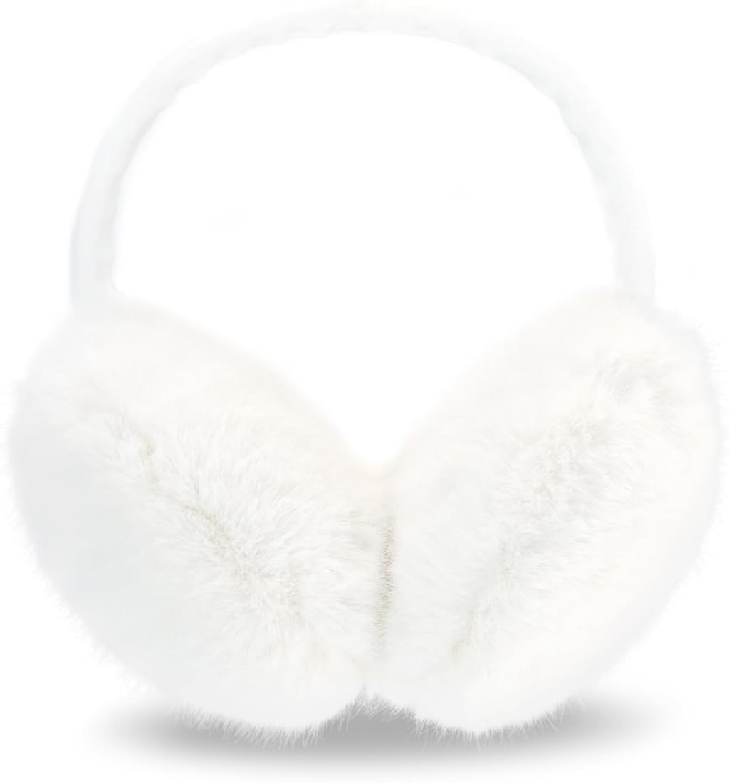 YATANAM Ear Muffs for Women Faux Fur Winter Girls Earmuffs Fluffy Adjustable Ear Warmers Cute Ear... | Amazon (US)