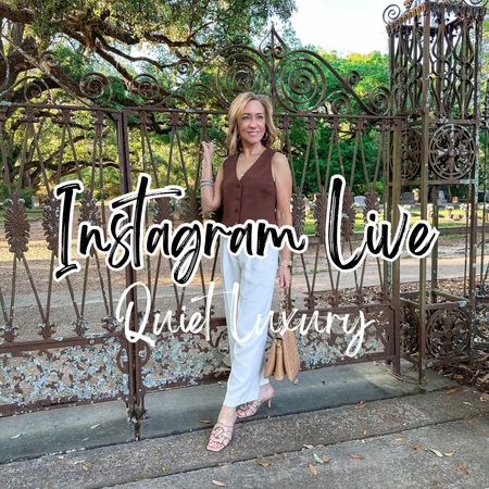 Quiet Luxury is an aesthetic that is elegant, understated & chic. Thanks for joining me for my Instagram live today! Linked below are all the items mentioned in the live. Please feel free to ask me any questions! I am here for you💕. 

Aritzia 
Schutz 
Frye
Mignon Faget
Miranda Fye


#quietluxury
#petitefashion


#LTKstyletip #LTKover40