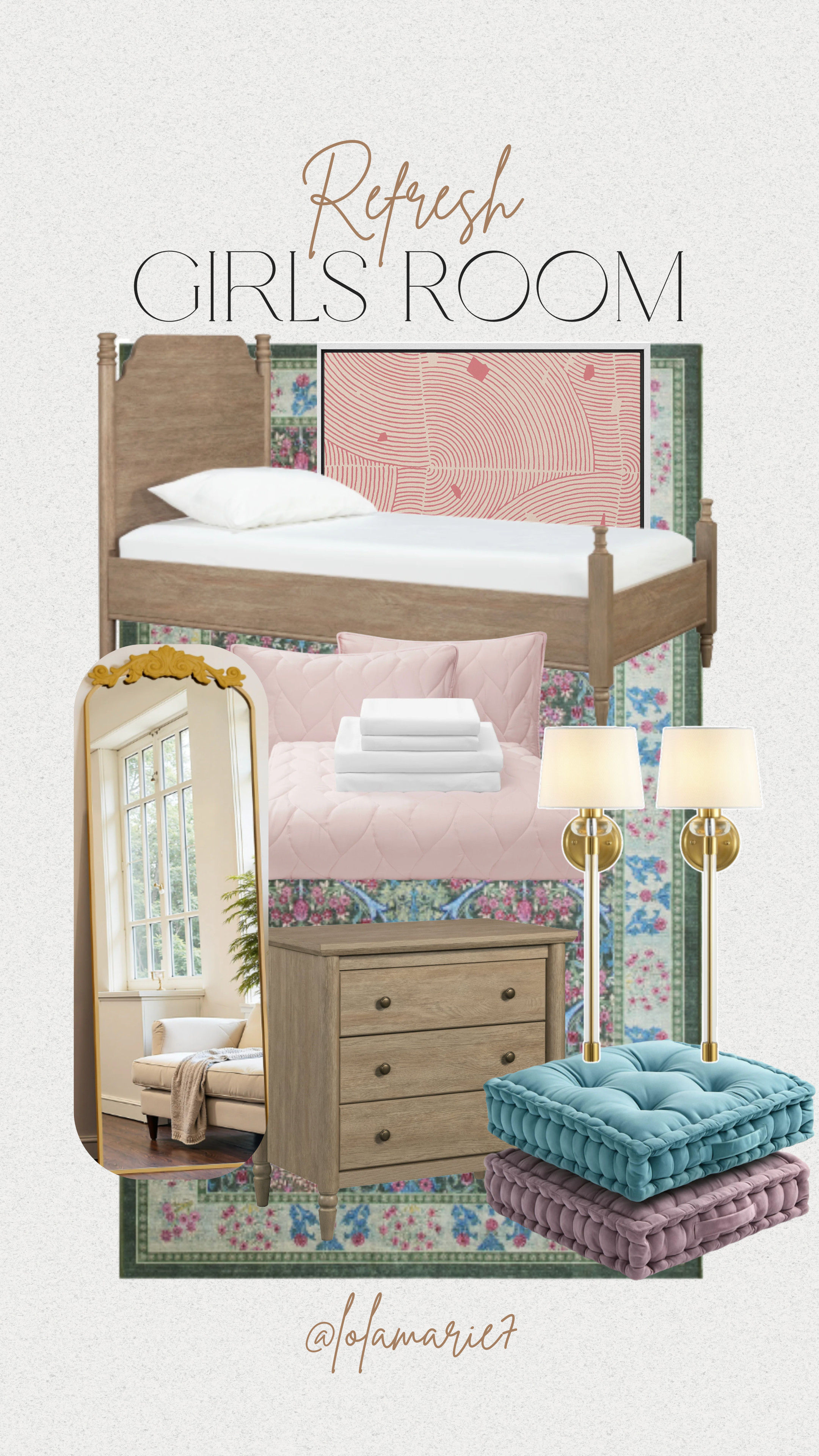 Refresh Girls Room from Walmart! 

@walmart #girlsroom #bedroomrefresh 

 #LTKSpringSale #LTKHome #LTKKids