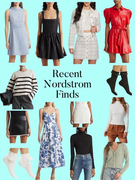 Sharing my recent Nordstrom finds! 

#nordstrom #nordstromfinds #nordygirl #sweater #aliceandolivia #ao #guess #dress #knit #miniskirt #quartersocks 

#LTKparties #LTKtravel #LTKSeasonal