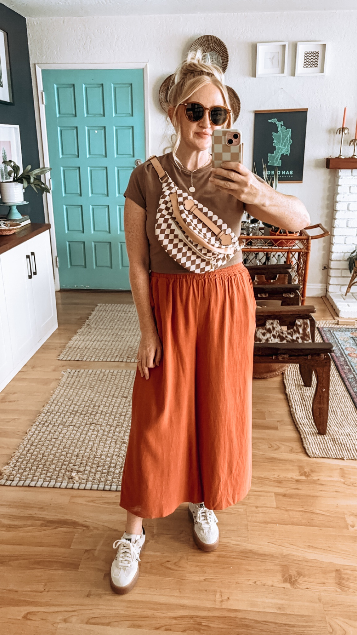 Mix and match set, styling the pants from one with the top from another! 

Wearing XL in brown top (part of skirt set) and L in rust pants (part of peplum set) at 150 lbs and 5’7” inches for reference 🧡 

Amazon set, viral sets, matching set, viral skirt set, Amazon style, Amazon fashion, mix and match, capsule wardrobe, fall transition, fall transition pieces 

#LTKFindsUnder100 #LTKFindsUnder50 #LTKStyleTip