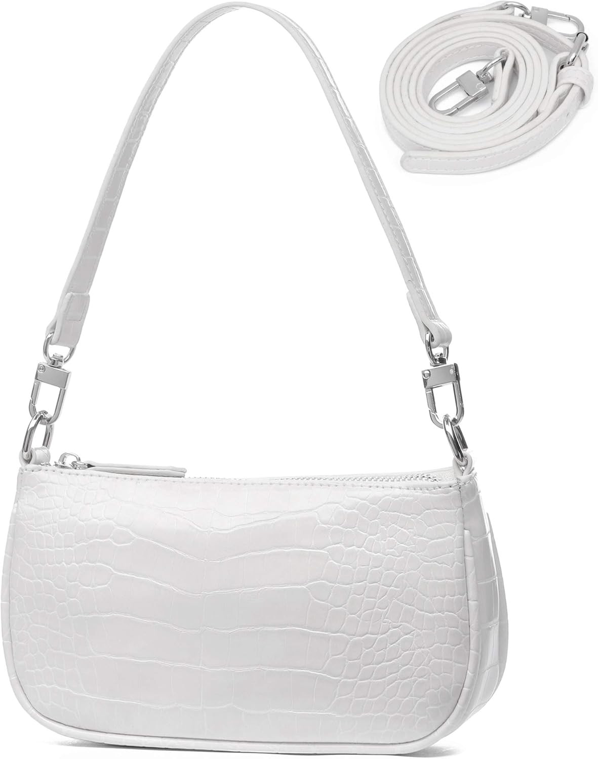 Women Small Shoulder Bag Mini Purse Womens Crossbody Clutch Purses 90s Y2k Bags | Amazon (US)