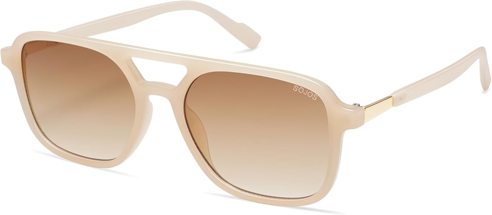 SOJOS Retro Aviator Sunglasses for Women Men,Trendy Rectangle Womens Mens Shades Sun Glasses SJ22... | Amazon (US)