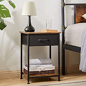 Somdot Nightstands Set of 2, Bedside Table End Table for Bedroom Nursery Living Room - Removable ... | Amazon (US)
