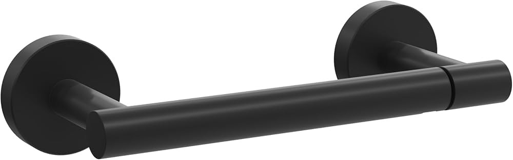 BVL Toilet Paper Holder Matte Black Wall Mount Stainless Steel 304 Large Mega Roll | Amazon (US)