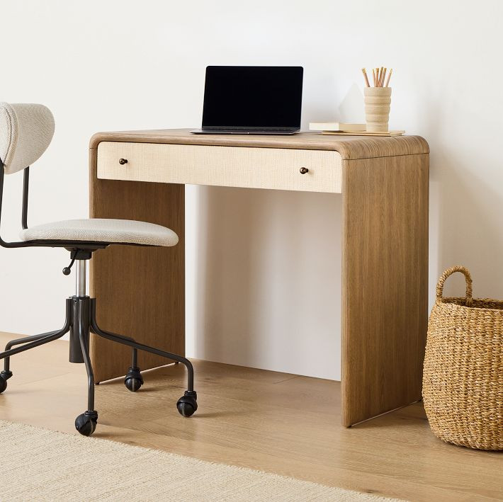 Modern Waterfall Mini Desk (36") | West Elm (US)