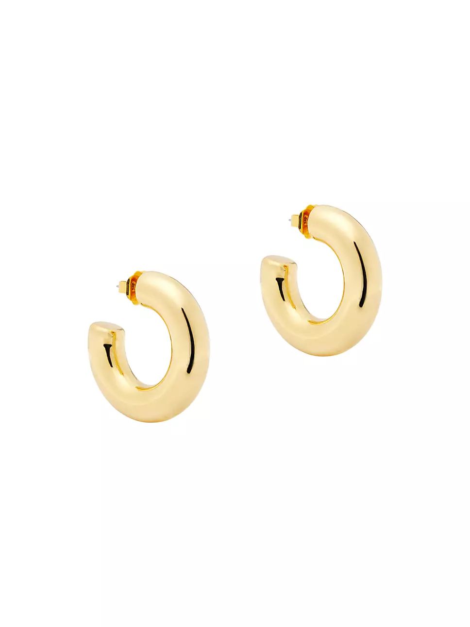 Chubby 24K Gold-Plated Hoop Earrings | Saks Fifth Avenue