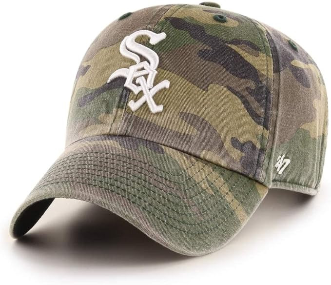 47 MLB Camo Clean Up Adjustable Hat, Adult One Size Fits All (as1, Alpha, one_Size, Chicago White... | Amazon (US)