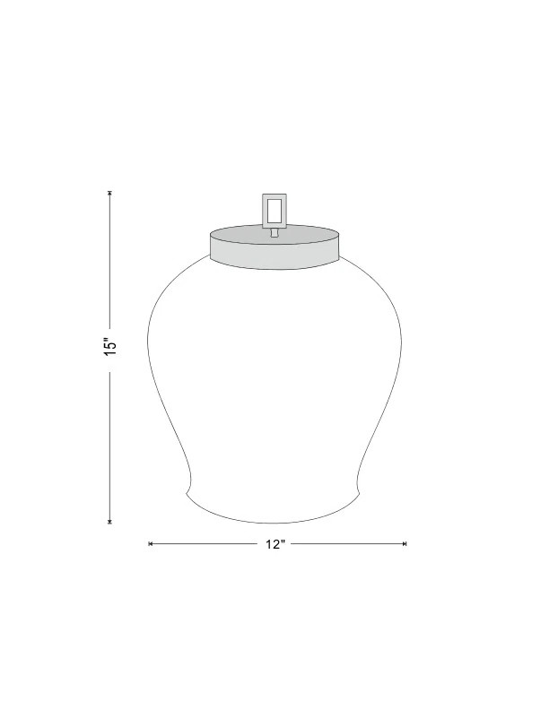 Scalamandre Green/White 15" Porcelain Jar | Wayfair North America