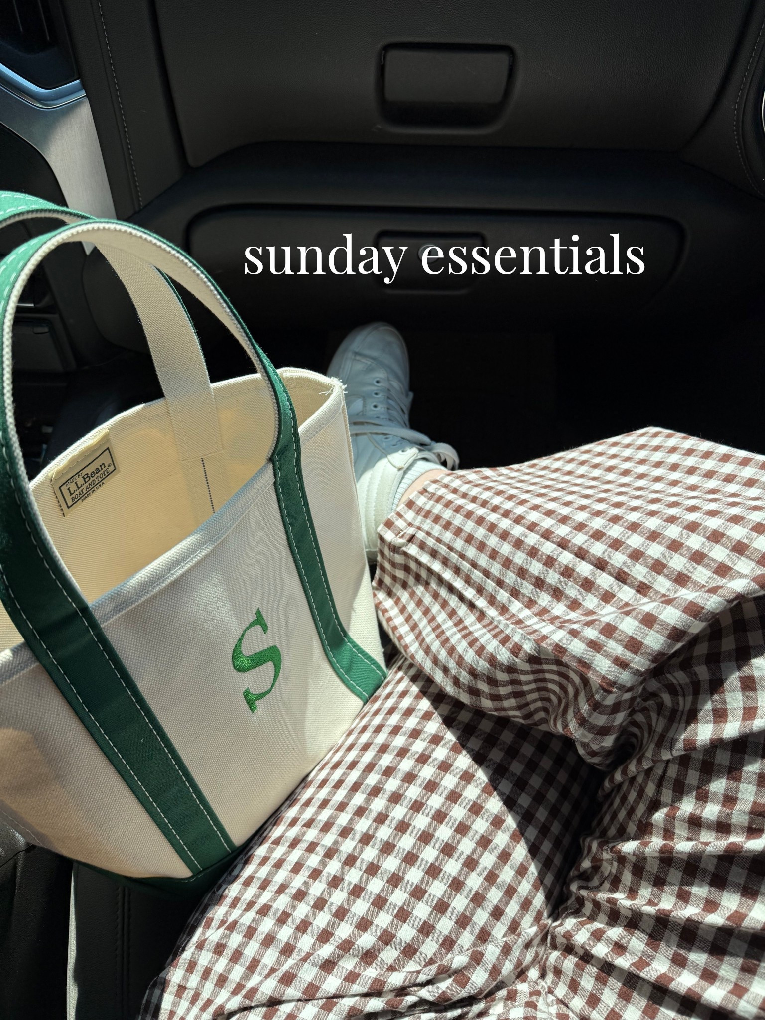 the comfiest gingham pants to run errands this Sunday.

wearing a size large. LL Bean Boat and Tote bag in small: green. 

#gingham #ralphlauren #nancymeyers #cottage #amazondeals



#LTKFindsUnder50 #LTKStyleTip #LTKItBag