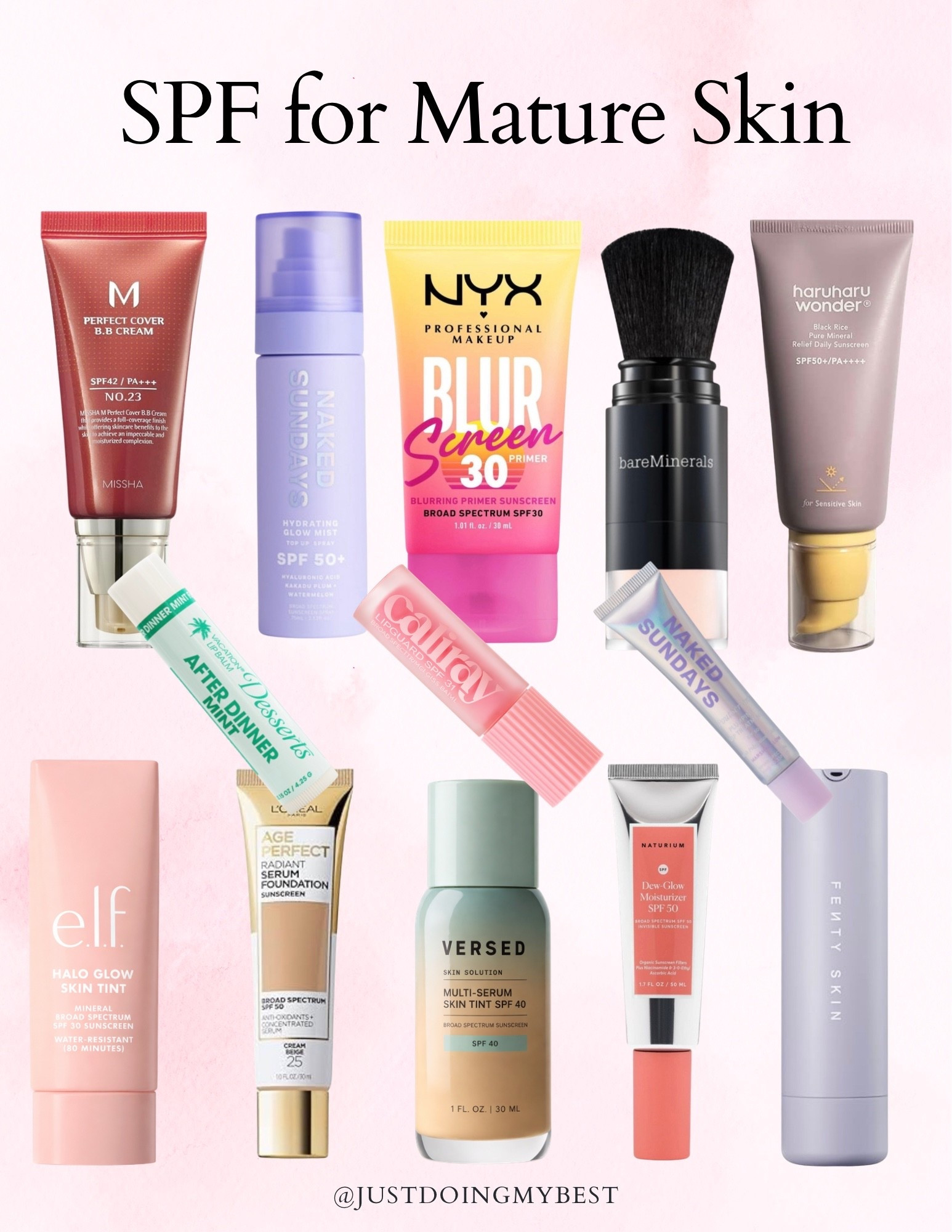 Love these makeup and skincare products with skincare for mature skin.  Foundation with SPF, yes please.  

#LTKBeauty #LTKOver40