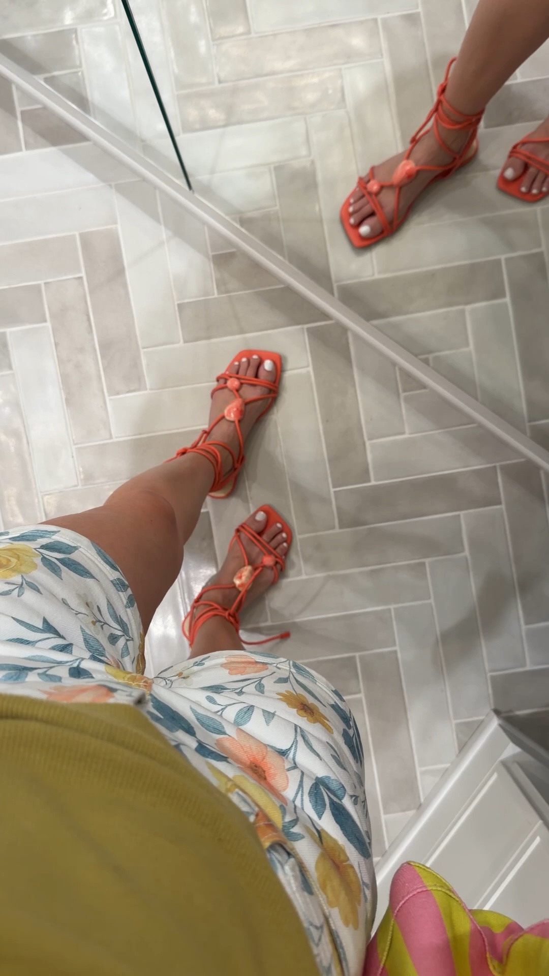 These sandals are the reason my neutral shoe collection is being ignored all summer. 🍊☀️

The color. The statement detail. The fact that they instantly make the simplest outfit look styled.

Petite-friendly, vacation-ready, and guaranteed to get compliments every time you wear them.

#LTKootd #LTKgrwm