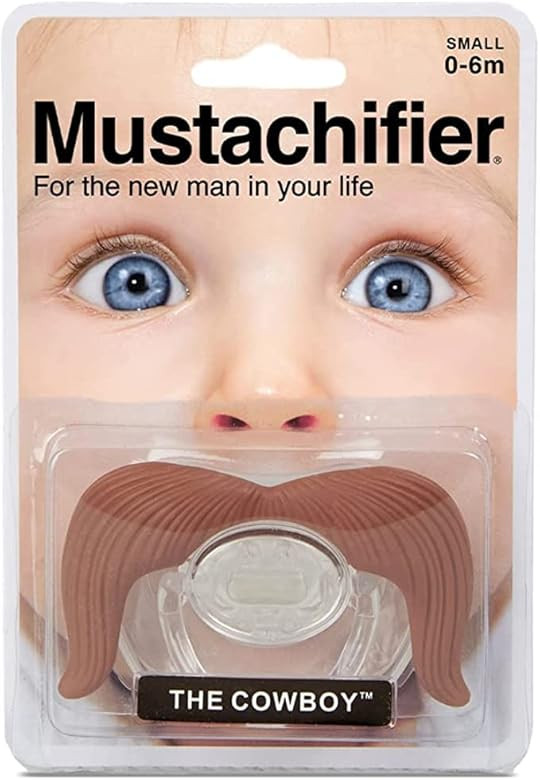 Hipsterkid Mustachifier Pacifier 0-6 Months | BPA-Free, Orthodontic Silicone Nipple | Cute, Funny... | Amazon (US)
