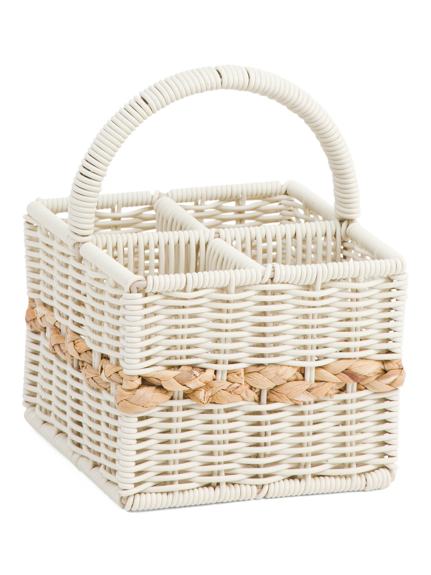 4 Section Square Caddy | TJ Maxx