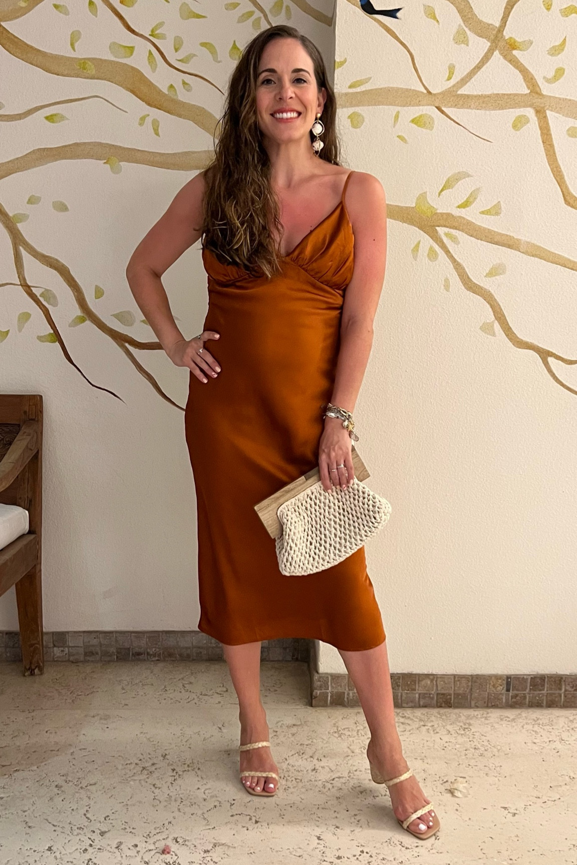 Tonight’s dinner out look, perfect for resort wear or date night anytime. I sized up a bit for the bump 🤰🏻✨

#LTKtravel #LTKsalealert #LTKbump