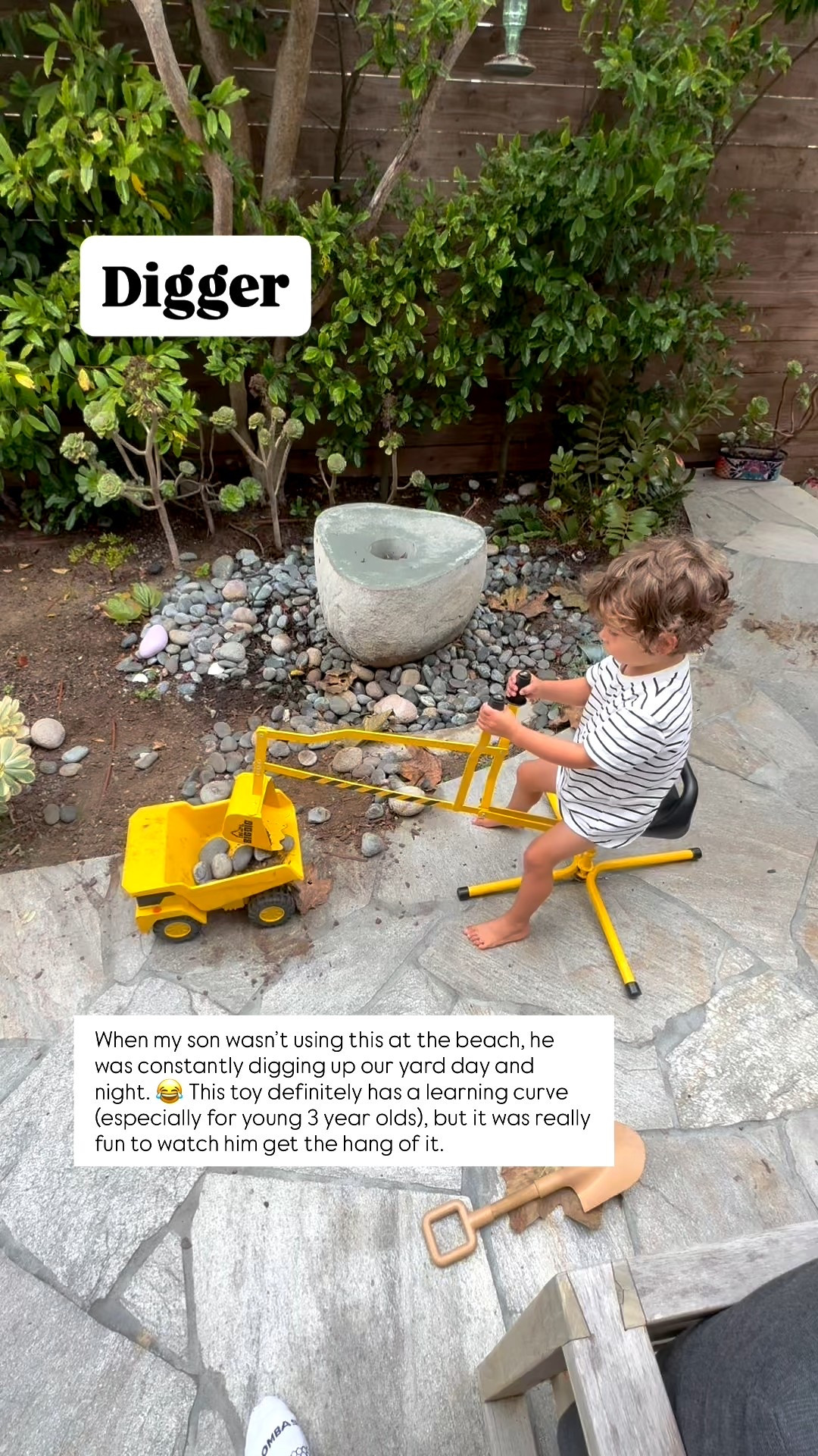 We got this ride-on digger toy last year when my son was 3, and it honestly took a little time for him to figure it out, but now he’s SO good at it. It’s the perfect construction toy for kids who love excavators, dirt play, and anything “big trucks.” My 1-year-old even tries to climb on it now. 😂

It’s sturdy, fun for outdoor play, and one of those toys that actually gets used year-round. Such a good pick for holiday gifts, Christmas presents, and toddler gift ideas if you’re shopping early.

Three year old toy
Three year old boy
ride on excavator toy
kids digger toy
toddler construction toys
outdoor ride on toys
holiday shopping
best Christmas gifts for toddlers
preschool boy gift ideas
STEM toys for 3 year olds
open-ended toy ideas

#LTKKids #LTKHoliday #LTKmomlife
