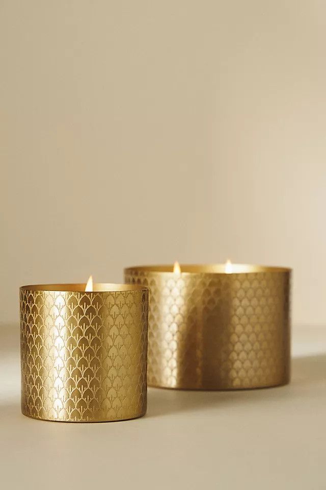 Candlefish Bergamot, Jasmine & Amber Metal Candle | Anthropologie (US)