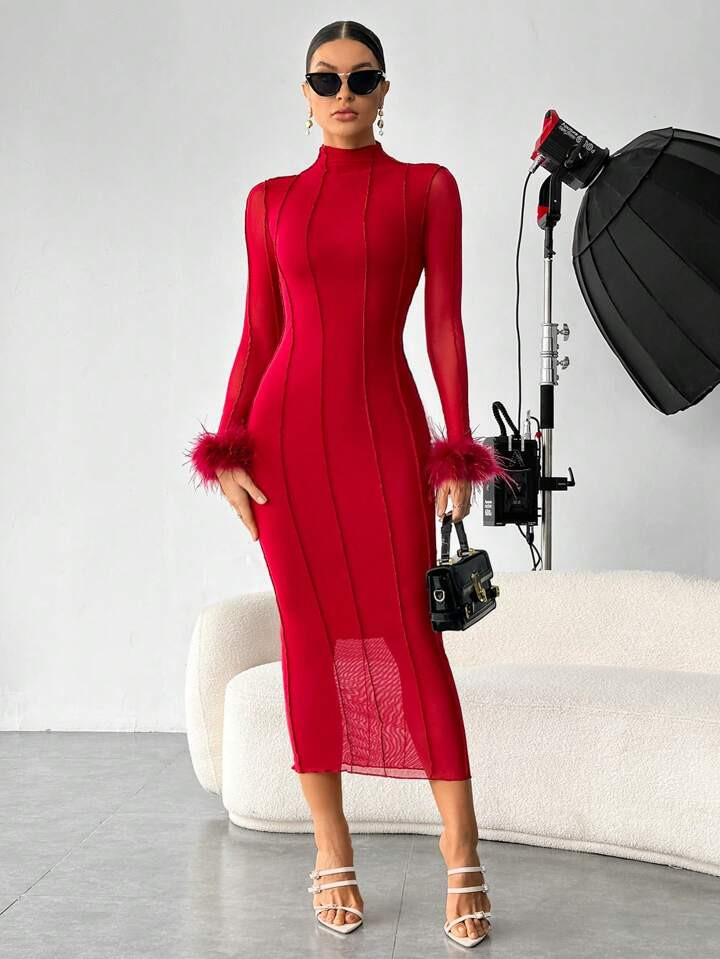 Color: Red | SHEIN