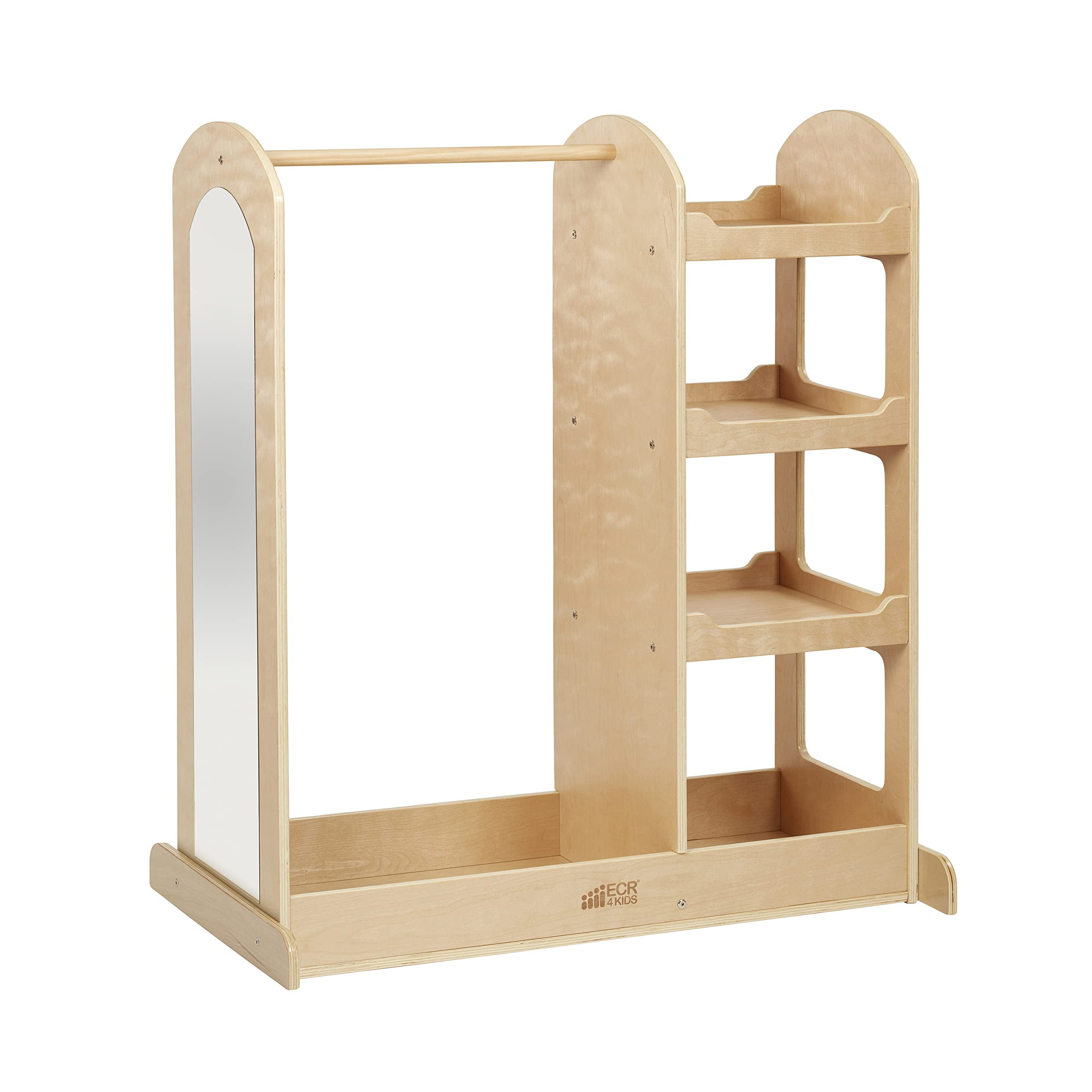 ECR4Kids Dress Up Center with Mirrors, Costume Organizer, Natural | Amazon (US)