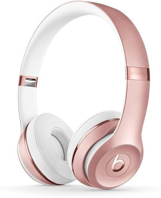 beats Solo3 Wireless On-Ear Headphones - Rose Gold (Renewed) | Amazon (US)