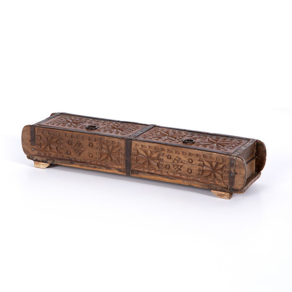 Found Carved Box Reclaimed Natural | Scout & Nimble