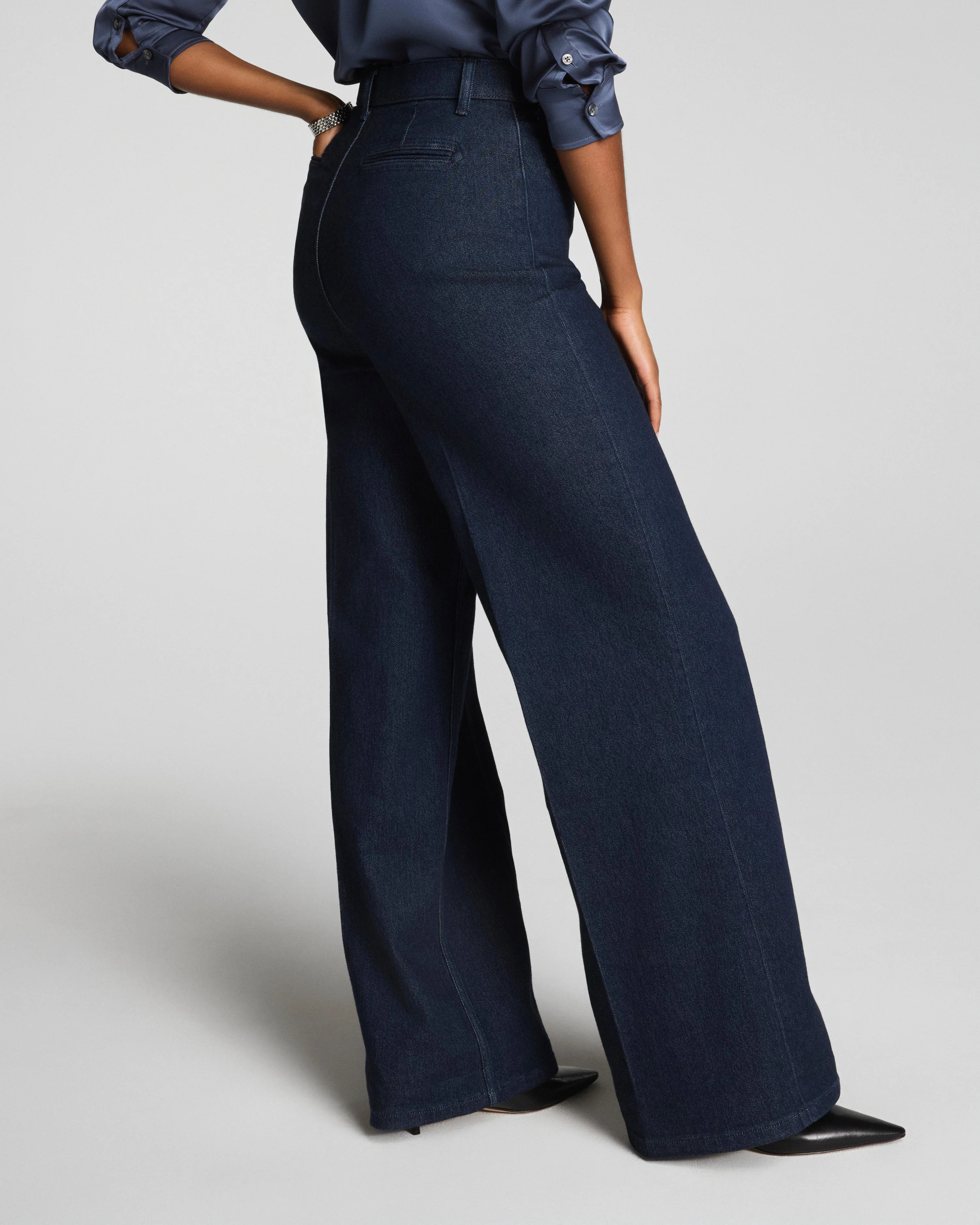 Wide Leg Trouser Jeans | Spanx