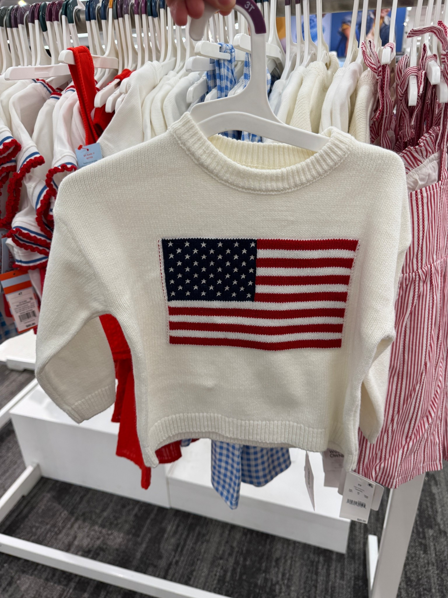 Toddler Fourth of July outfit 🇺🇸 

American flag sweater | kids clothes | summer style | target find 

#LTKSeasonal #LTKKids #LTKmomlife