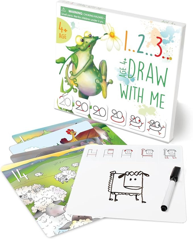 Draw & Trace Numbers Educational Toy for Girls & Boys 3-6 | Amazon (US)