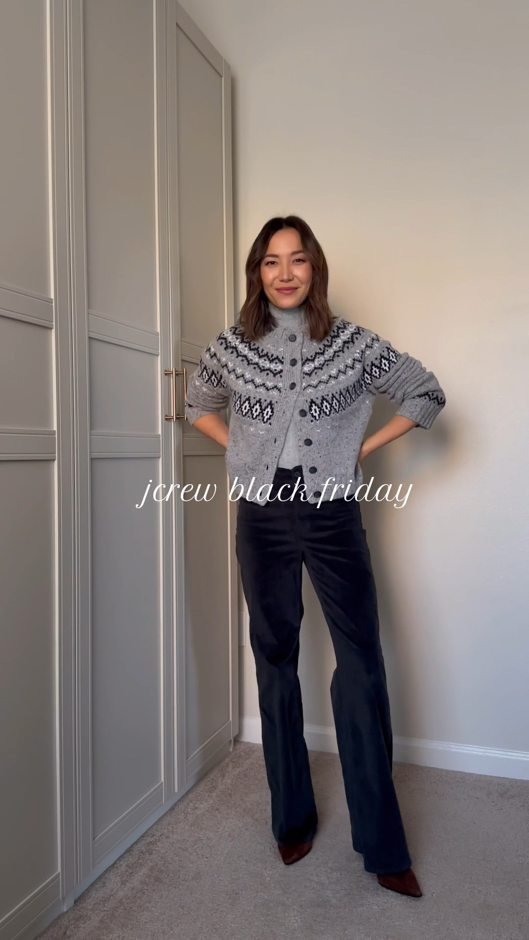 Jcrew Black Friday - 50% off! So many quality & timeless pieces that rarely go on sale

Barn jacket xs
Sweaters xs 
Velvet pants 25 reg
Boots 

#LTKCyberWeek