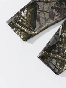 SHEIN Baby Boy Daily Casual Street Fashion Retro Printed Distressed Denim Jeans | SHEIN