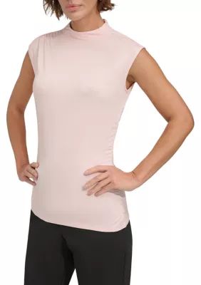 Women's Asymmetric Shirred Top | Belk