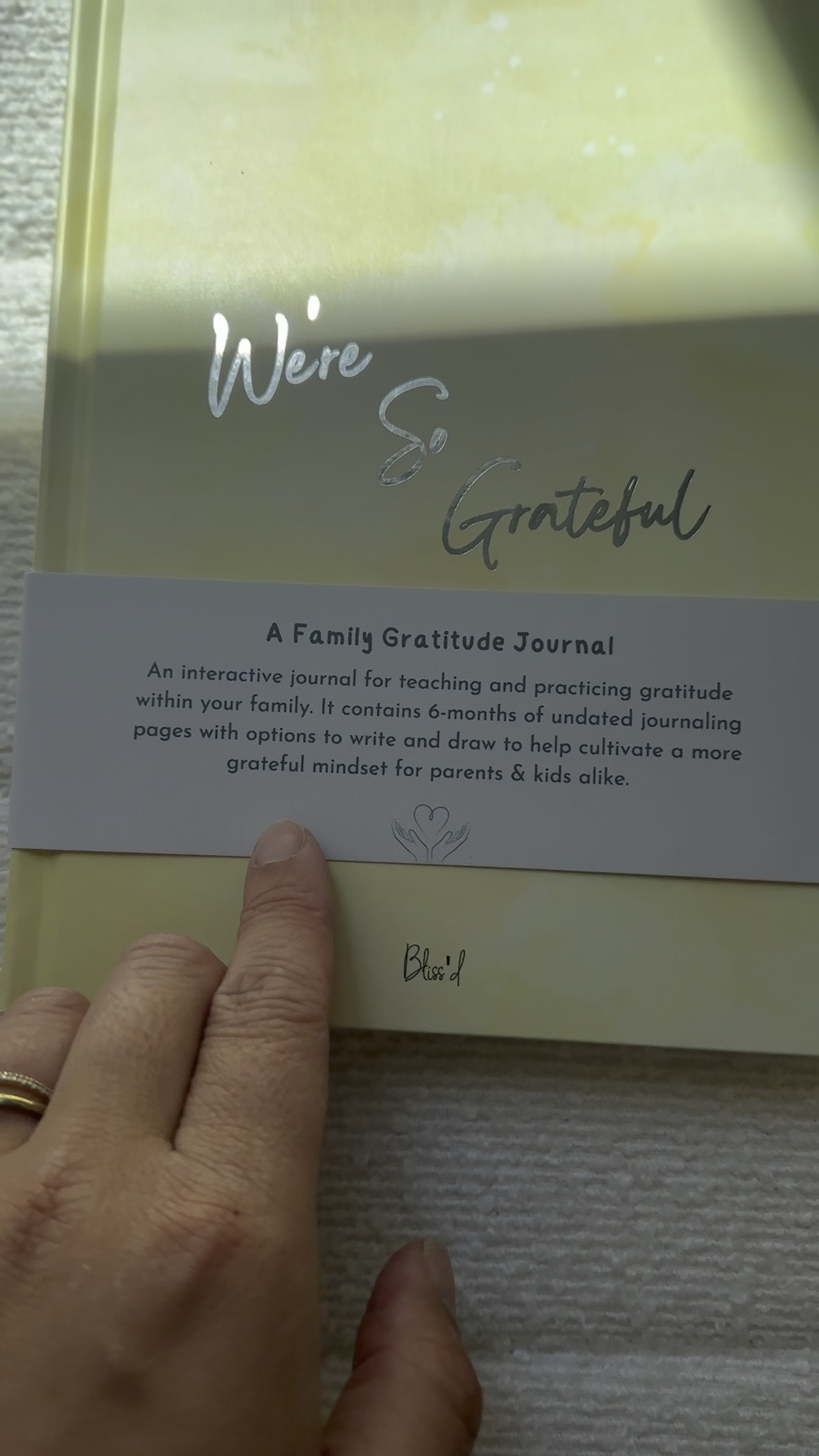 We love to practice gratitude in our family so this journal is a perfect find from Hello Bluebyrd! We think it’s so important to start teaching our kids gratitude early 🩷

#LTKHome #LTKFamily #LTKKids