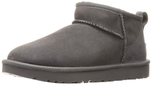 UGG Women's Classic Ultra Mini Boot, Grey, 06 | Amazon (US)