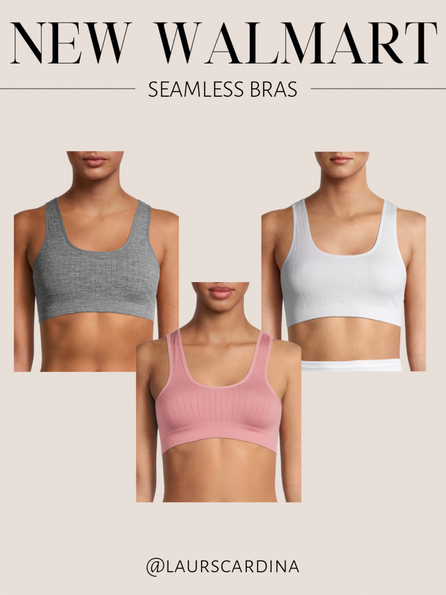 These seamless bras from Walmart come in several colors and are under $7!

Cozy, bralette, underwear, loungewear, pajamas, Walmart fashion

#LTKfindsunder50 #LTKstyletip