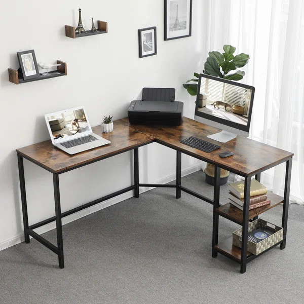 Enprise L-Shape Desk | Wayfair North America