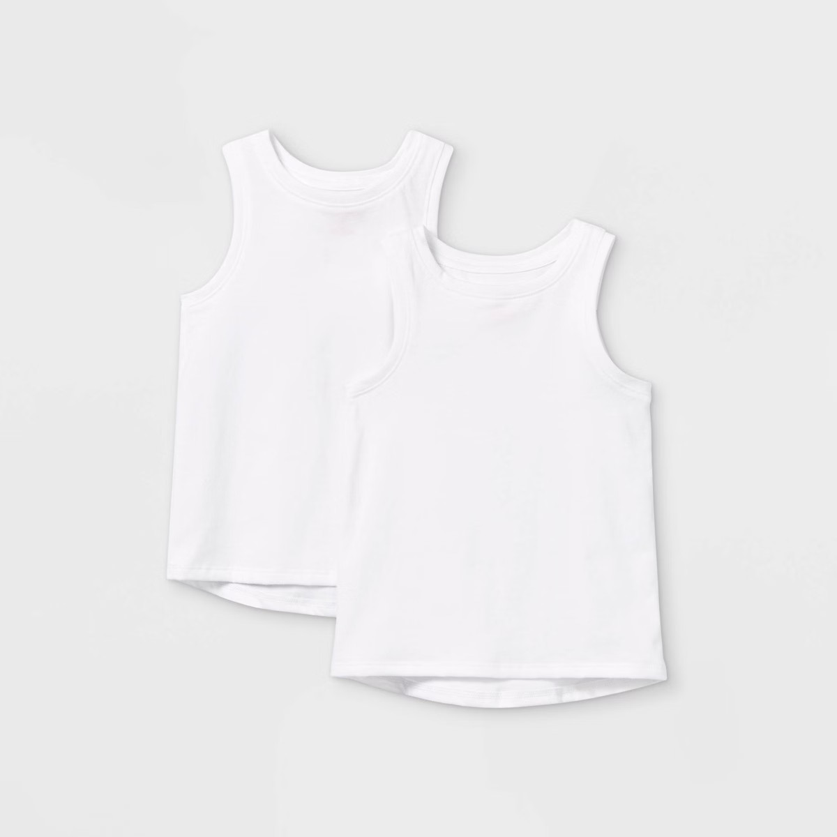 Toddler Girls' 2pk Tank Top - Cat & Jack™ White | Target