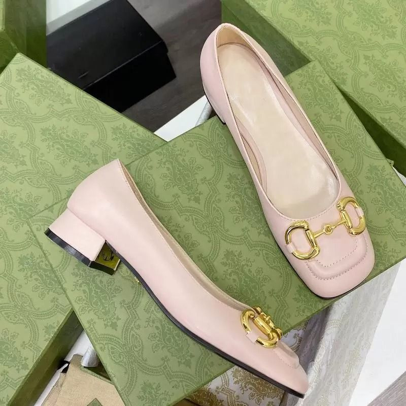 Designer New Square Dress Shoes Women High Heels Spring Fashion Luxury 100% Leather Brand Boots C... | DHGate