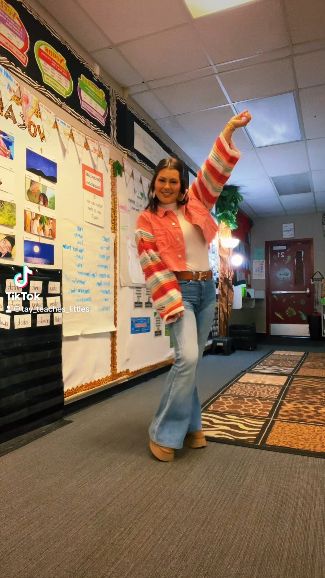 January Outfit | Teacher Outfit | distressed jacket 

#LTKstyletip #LTKU #LTKsalealert