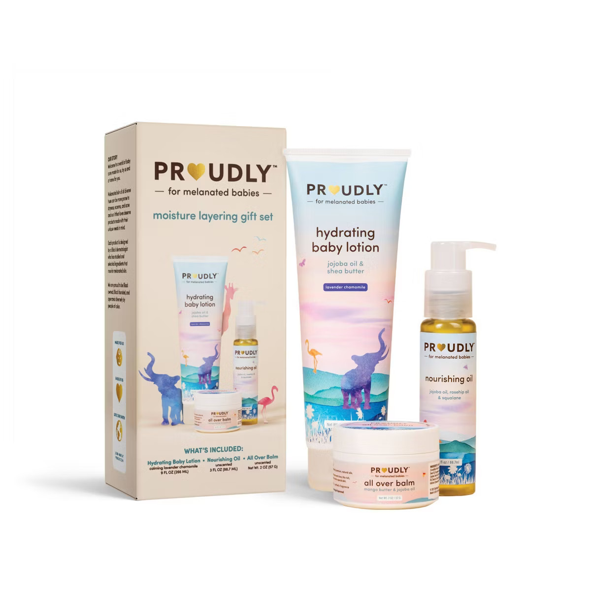 PROUDLY COMPANY Moisture Layering Bath & Body Gift Set - 3ct | Target