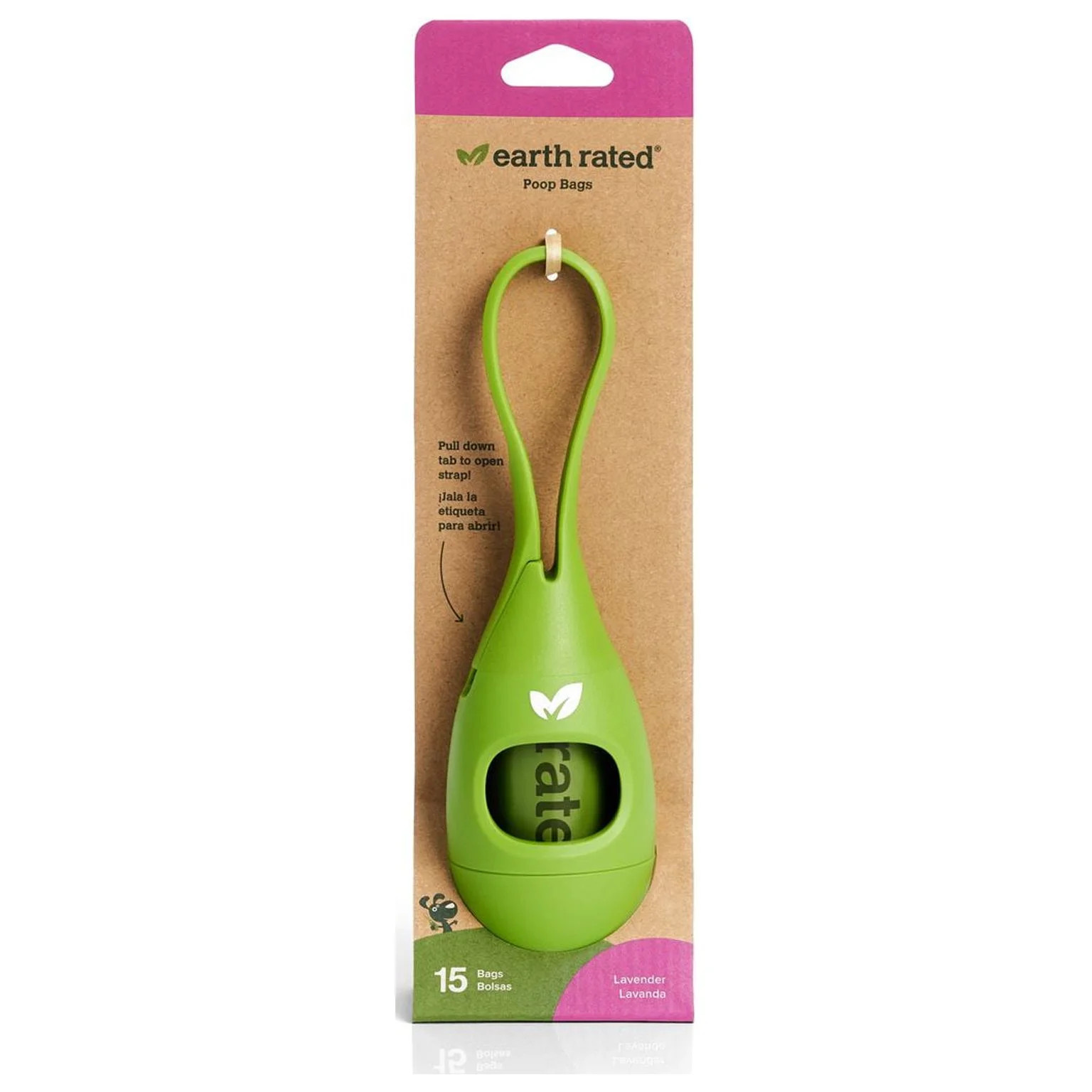 Earth Rated Leash Dispenser 2.0 with 15 Lavender-Scented Bags | Walmart (US)