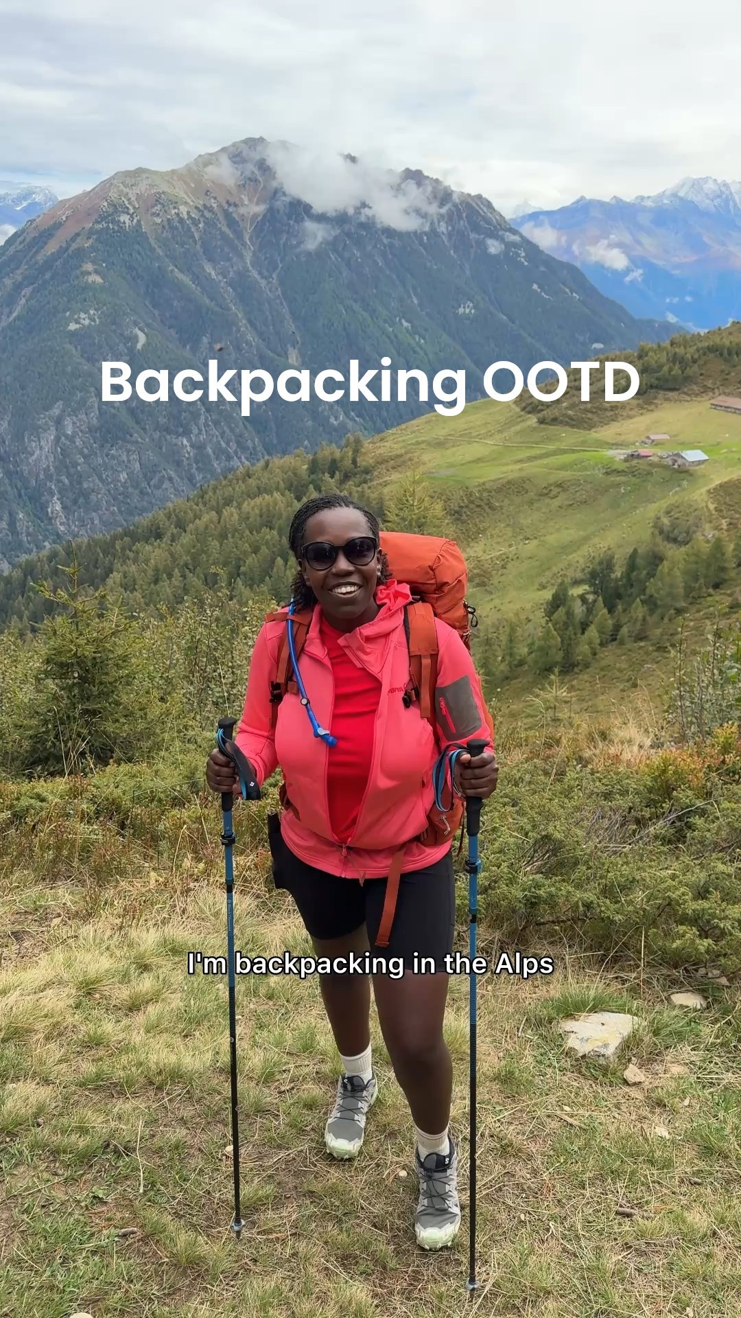 Backpacking in the alps! Backpacking outfit, backpacking gear, backpacking tips, backpack, poles, trail runners, fleece sweater 

#LTKActive #LTKSeasonal #LTKPetite