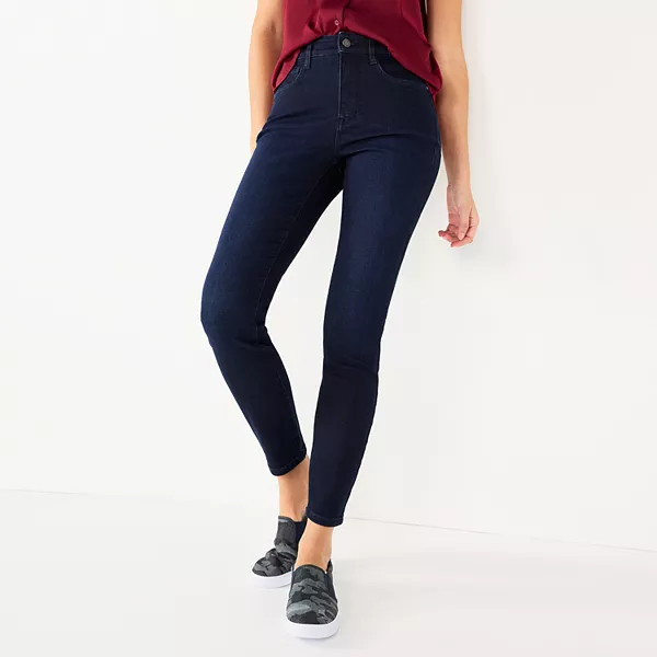 Women's Nine West Slimming Straight Jeans | Kohl's