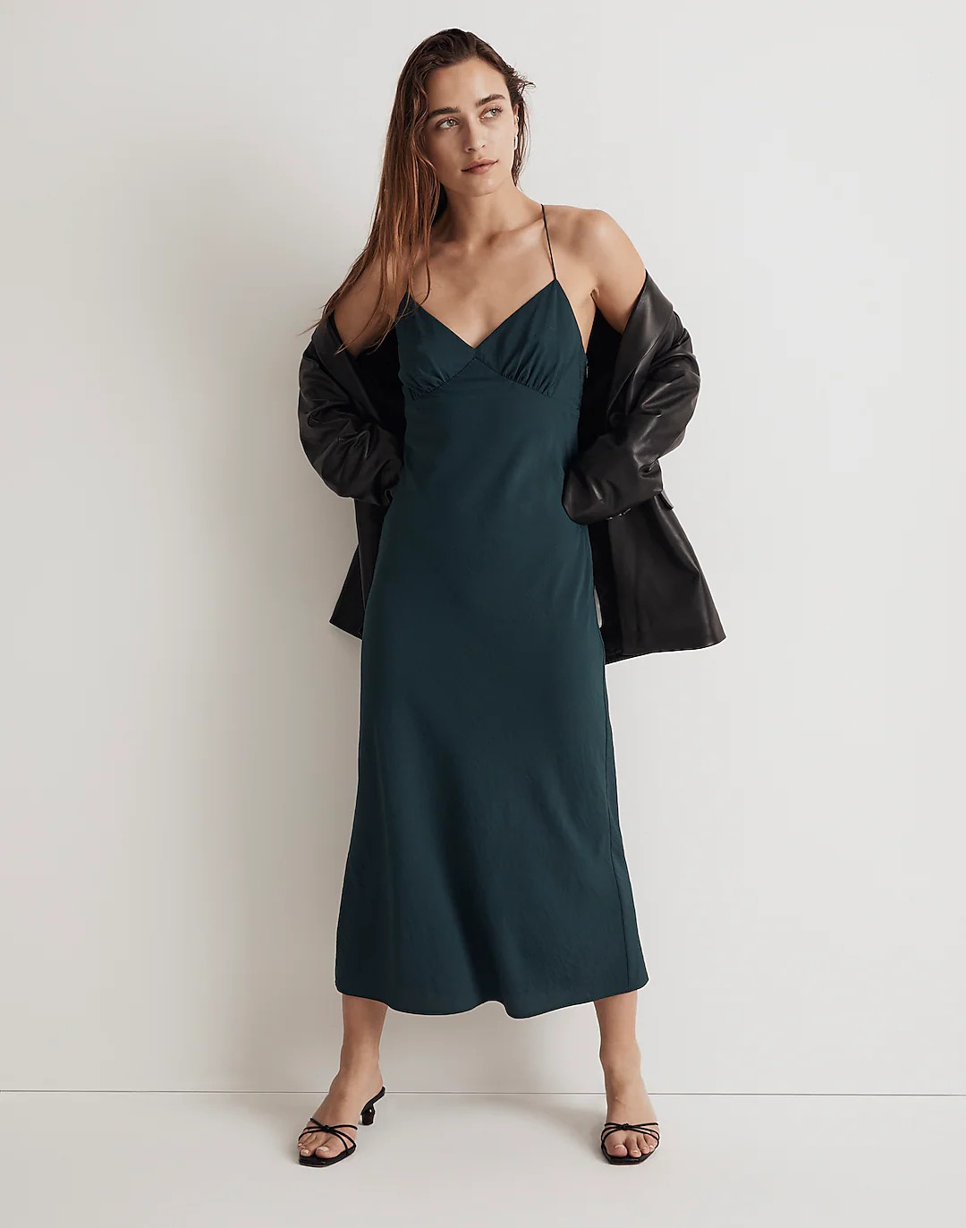 Layton Midi Slip Dress | Madewell