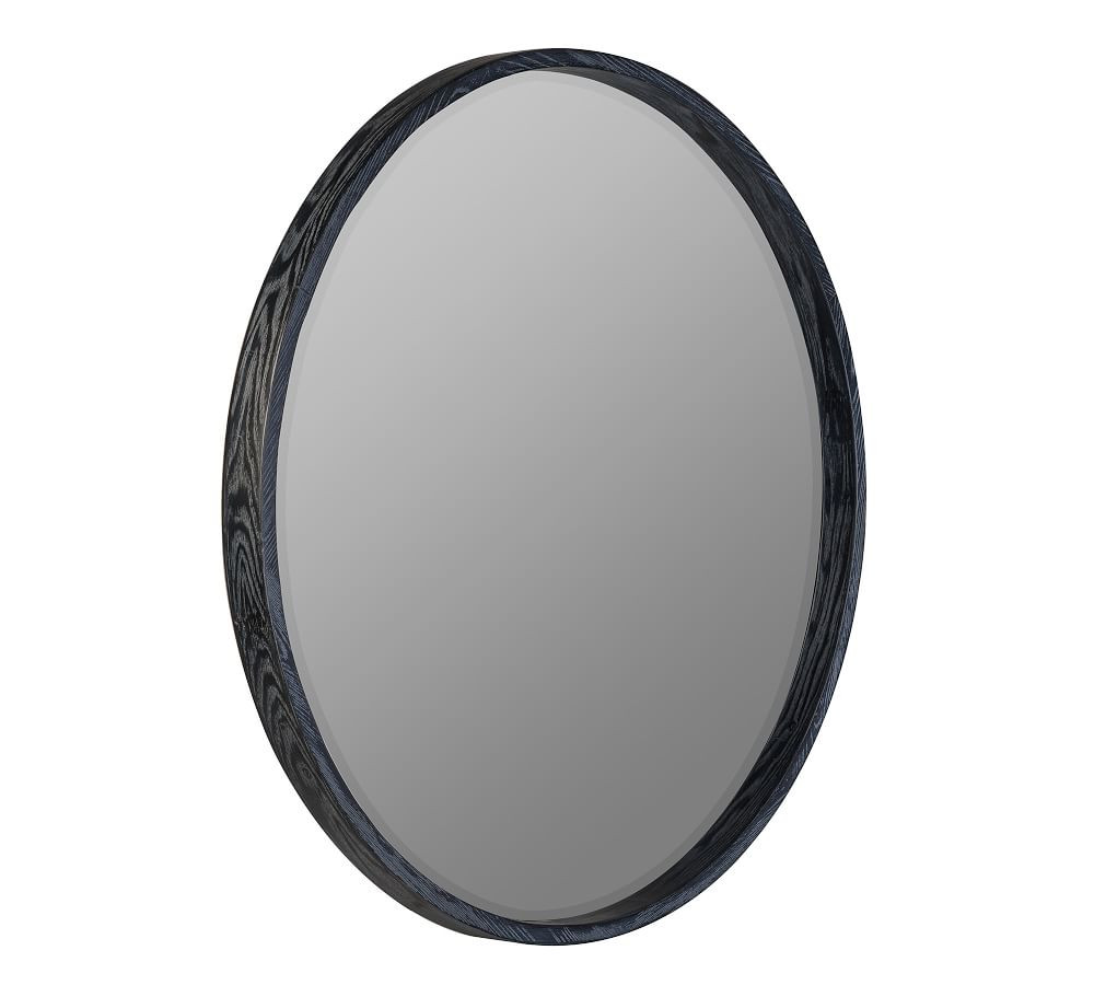 Silverdale Round Fir Wood Frame Wall Mirror - 34" 34" x 34" | Pottery Barn (US)