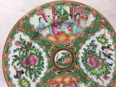 Chinese Porcelain Rose Medallion 9" plate - 19th Century | eBay US