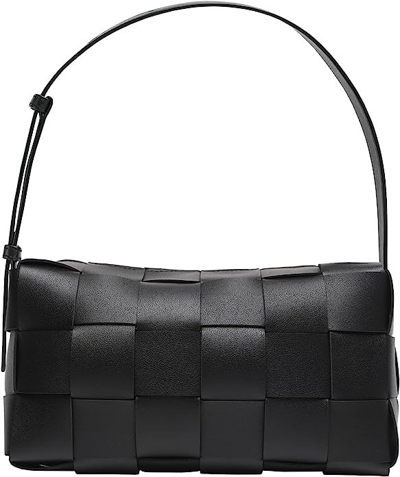 Nileric Woven Bag, Hobo Bags Handmade Women's Shoulder Handbags Purses Beach Totes PU Leather Tot... | Amazon (US)